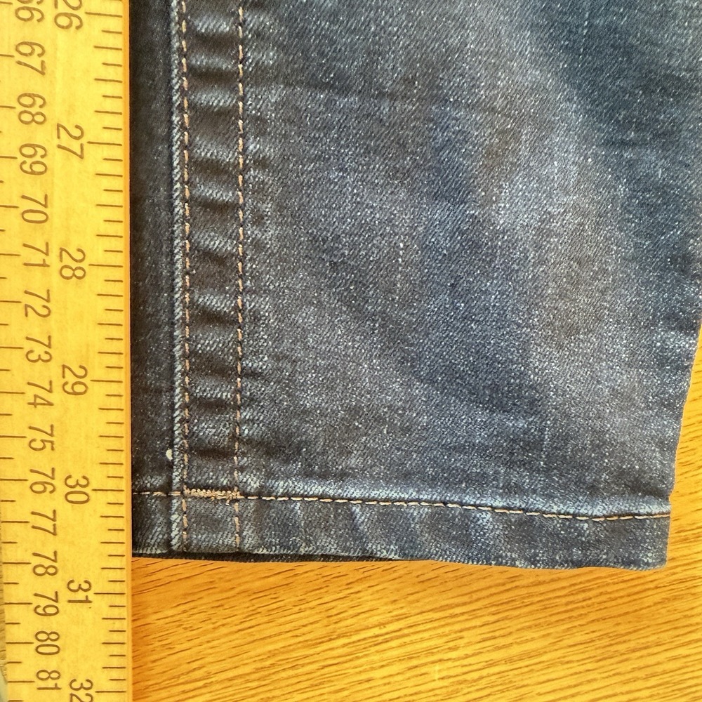 Miss Me Signature Skinny Jeans Womens 30 Dark Wash Low Rise Flap Pocket Stretch - Picture 13 of 13